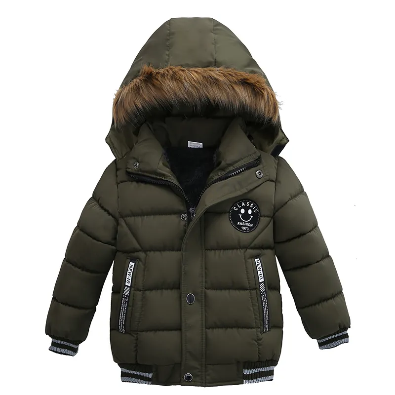 2020 NUEVA chaqueta de invierno de alta calidad para niños, Parka, abrigo cálido grueso para niñas grandes, ropa de abrigo ligera con capucha de 2 3 4 5 6 años LJ20085609370