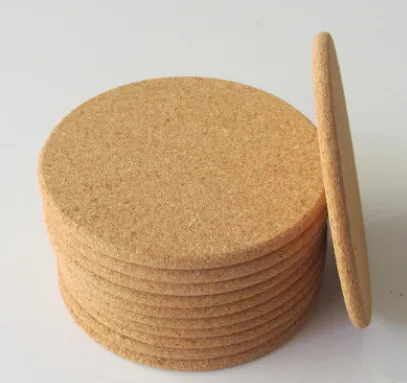 Palabas cuadradas de 20 piezas Propapas de corcho resistente al calor de madera ecológica para la mesa de tazón