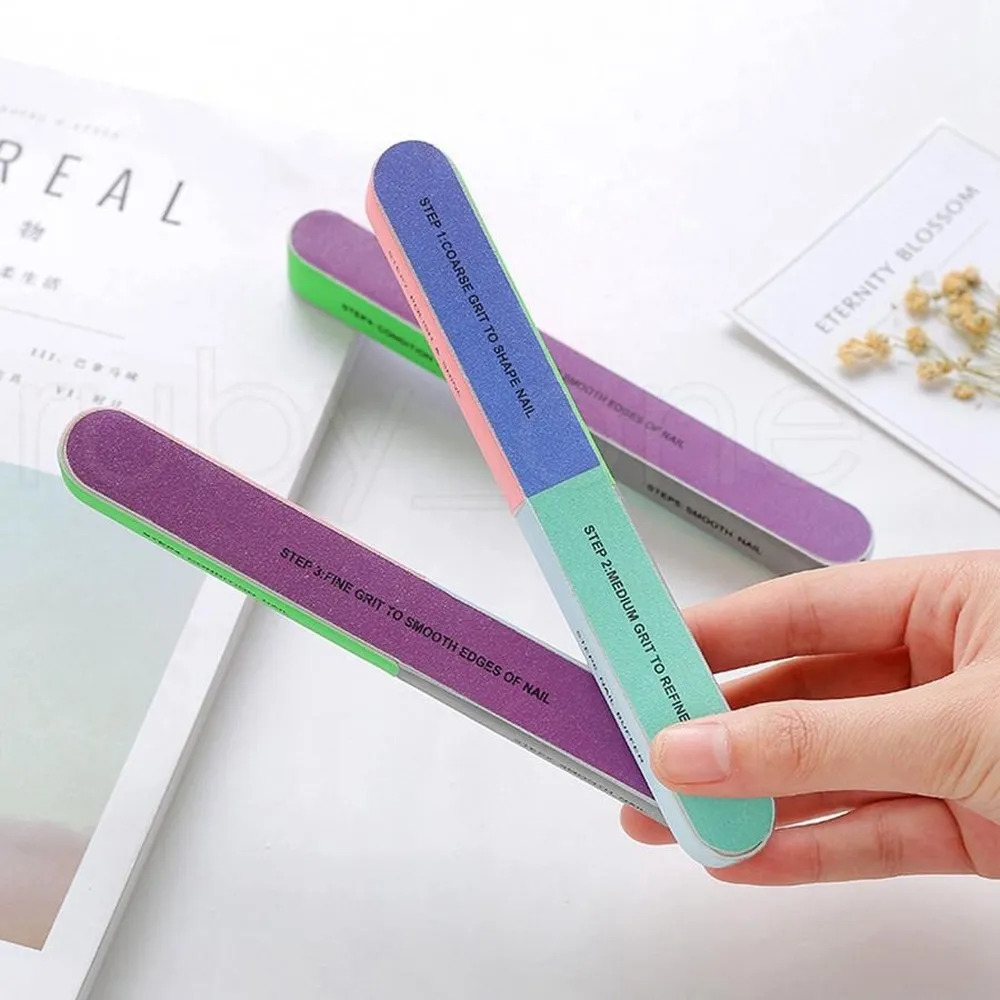 Zeszijdig Polijsten Nail File Professional Limas de Una Buffer Shiner Finger Toe Manicure Pedicure Polijsten Schuren Nail Art Nail-bestanden