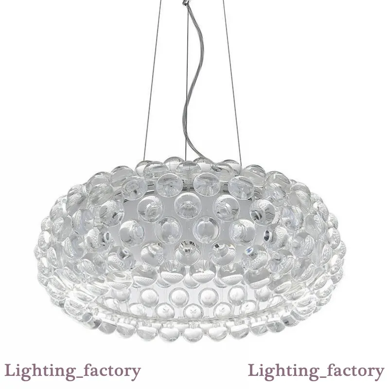 D35 50 65 cm modern upphängning foscarini caboche akrylhänge lampa ljus svett jon akryl boll hänge ljus modern rustik ligh227i