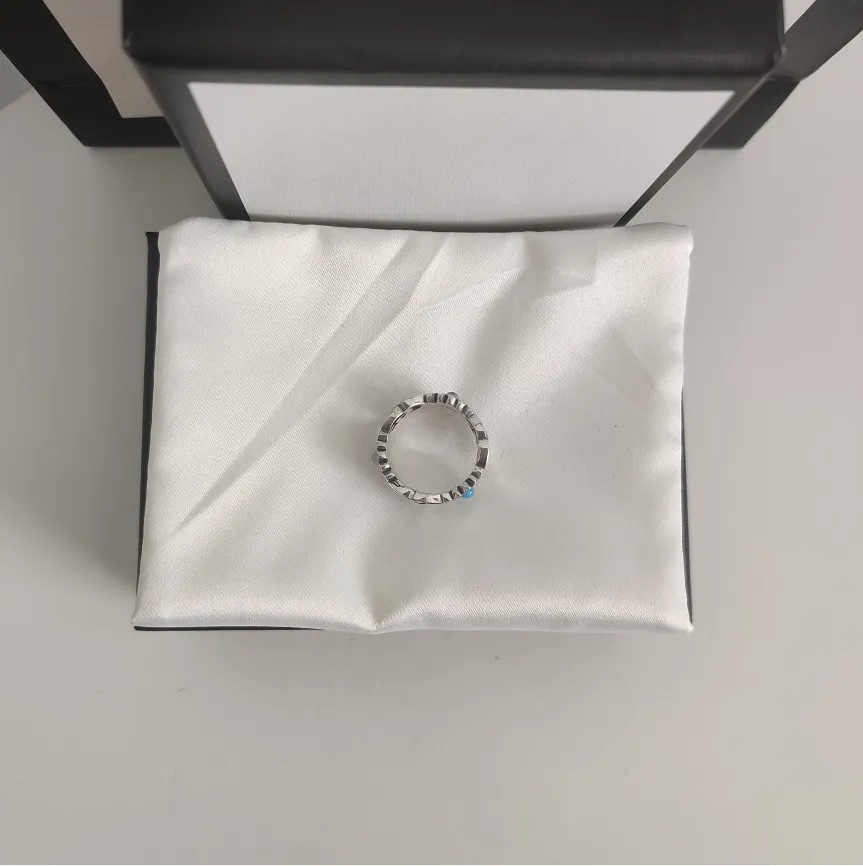 Новые продукты Кольцо из стерлингового серебра S925 Top Charm Design Ring Высококачественное кольцо Пара ювелирных изделий Supply228O