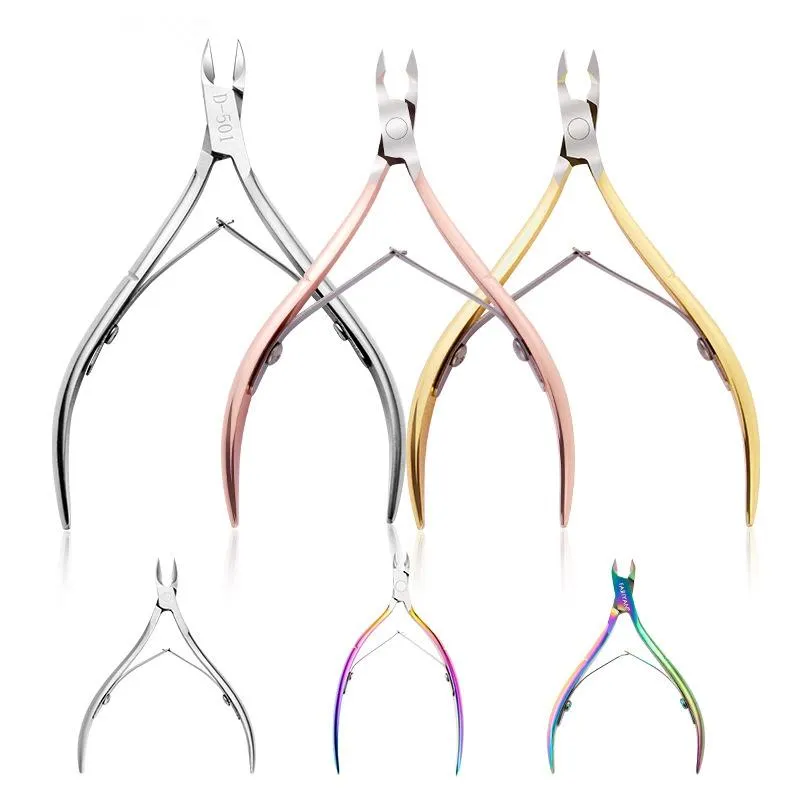 Wholesale Fingernail Toenail Cuticle Nipper Trimming Stainless Steel Nail Clipper Cutter Scissor Plier Manicure Tool Toenail Cuticle Nipper