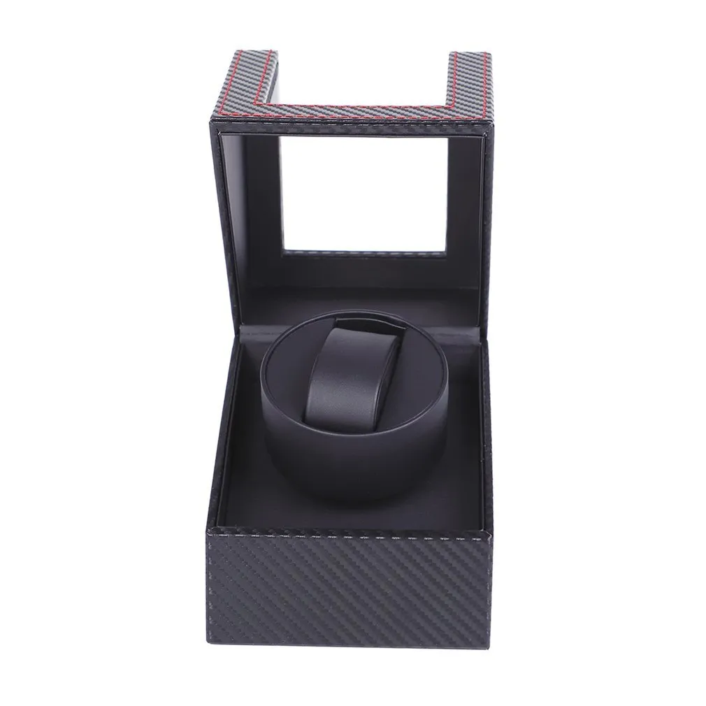 Carbon Motor Shaker Watch Winder Holder Display Automatic Mechanical ...