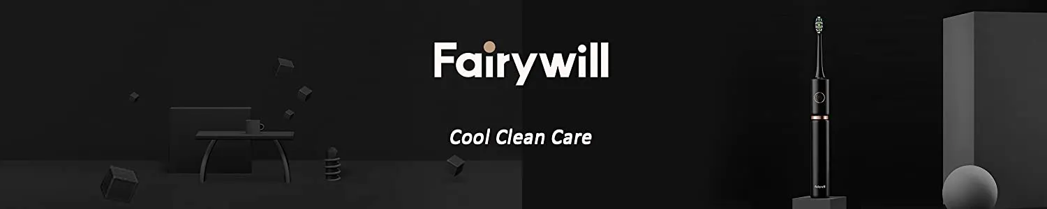 Fairywill Elektrische tandenborstel FW507 IPX7 Ultrasone Automatische snelle oplaadbare oplaadbare 5-modus met 3 borstel hoofdgeschenk voor volwassene