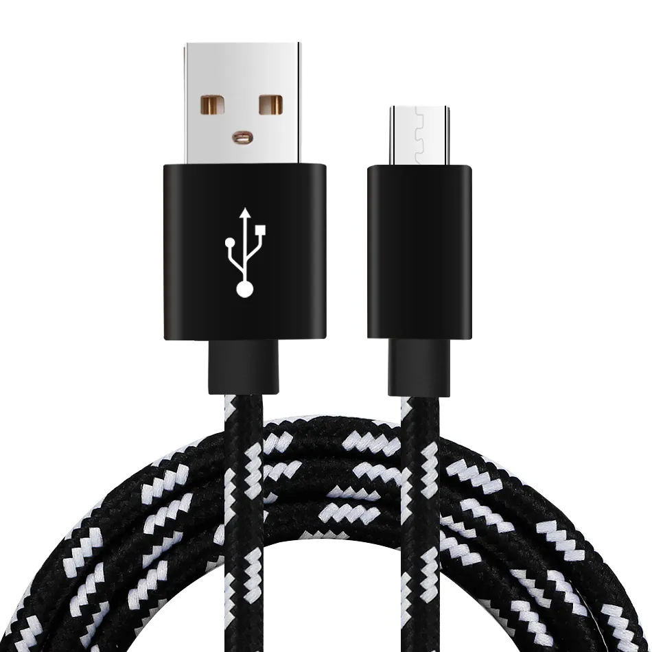 Высокоскоростный USB C Кабель тип C Зарядное металлическое корпус Berb Metal 2A Sync Data Sync -шнуры плетена