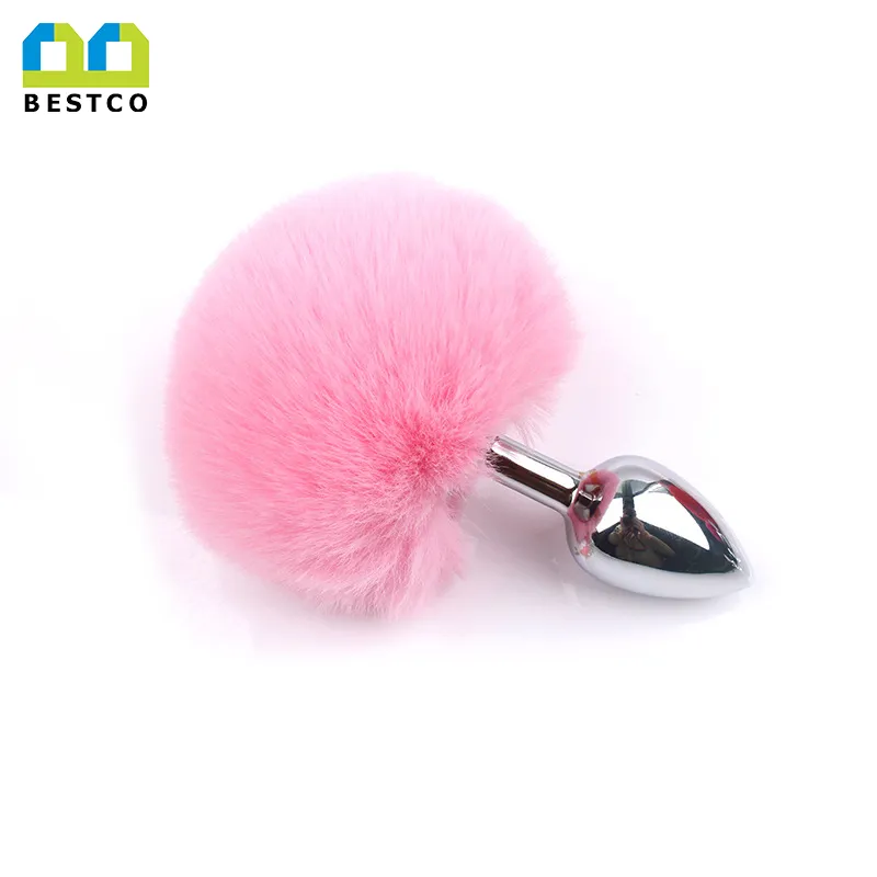 CO GIRL Rabbit Tail Plush Animal Butt Plug Cosplay Anal Erotic Fetish Sex Toys 18 Adult Rollplay Anus Intimacy BDSM Products 8286439