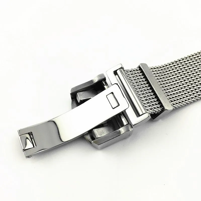 Convient pour IWC IWC Portofino boucle en maille boucle de montre en acier inoxydable boucle solide accessoires de bracelet 20mm257S
