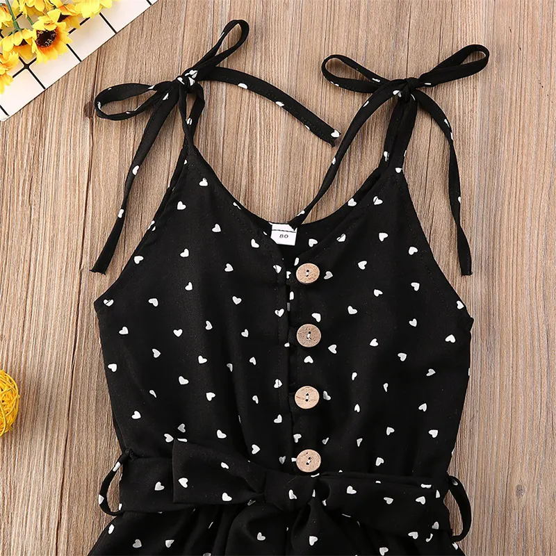 Humor Bear 2020 Toddler Baby Girl Clothes Summer Love Peach Heart Print Strap Romper Jumpsuit OnePiece Outfit Cotton Clothes Y2006258845