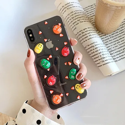 3D süße Gummibärchen Candy Color Hülle für iPhone 11 PRO MAX Hülle Gummibärchen FÜR 6s 7 8 Plus X XS Max XR Cartoon Weiches Silikon TPU Handyhülle