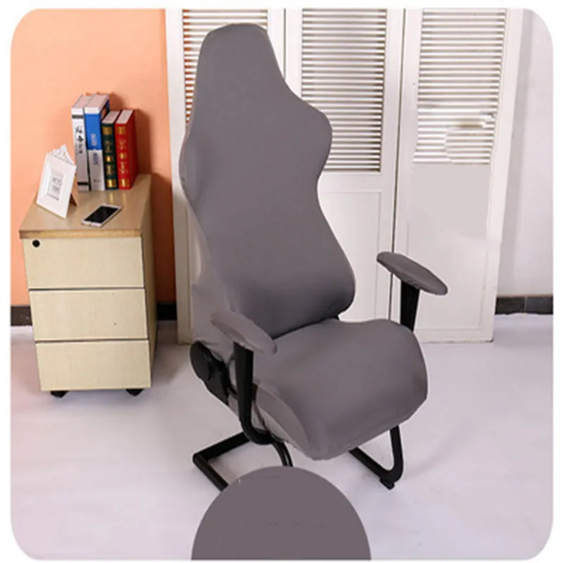 Gaming Stoelhoes Spandex Bureaustoelhoes Elastische Fauteuil Stoelhoezen voor Computerstoelen Kussenovertrekken house de chaise Y7998301