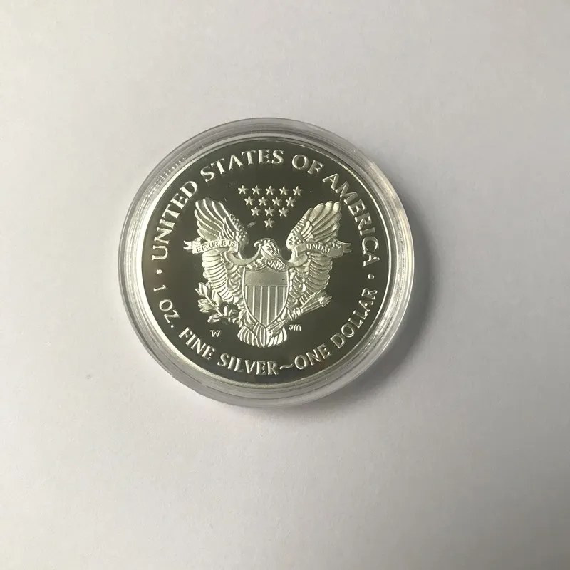 non magnetic statue 1oz silver plated 40 mm commemorative american decoration non currency collectible coin7728152