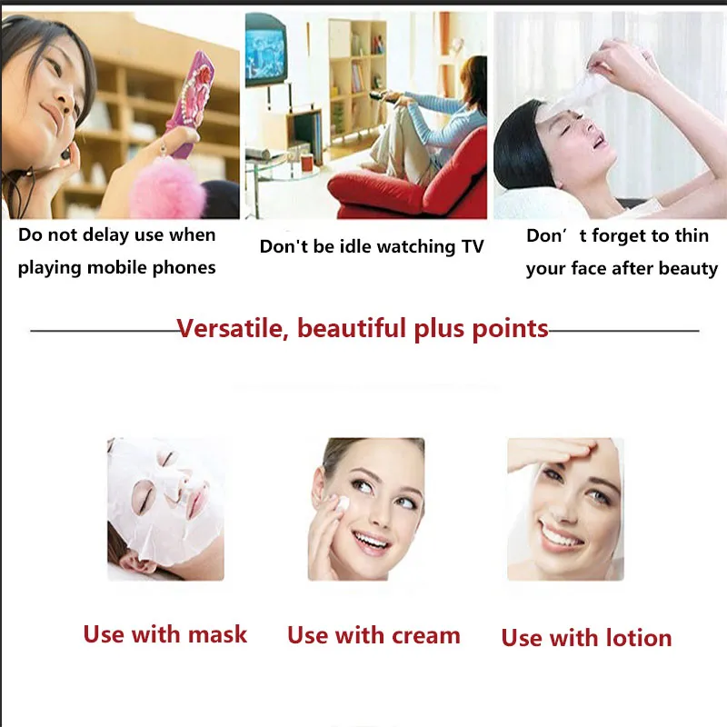 Energy Beauty Bar vibrerande ansiktsbantning Face Massager Pulse Firming Stick Lift Hud Drawning Anti Aging Wrinkle Tool3375350