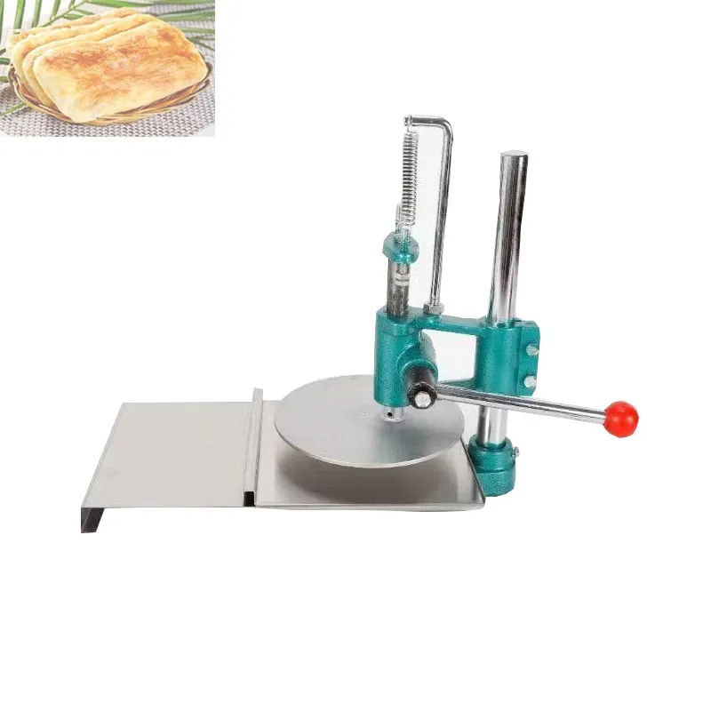 가정 피자 반죽 수동 생과자 프레스 머신 매뉴얼 파이 및 페이스트리 빵 껍질 프레스 머신 고기 반죽 압박 기계 332Q