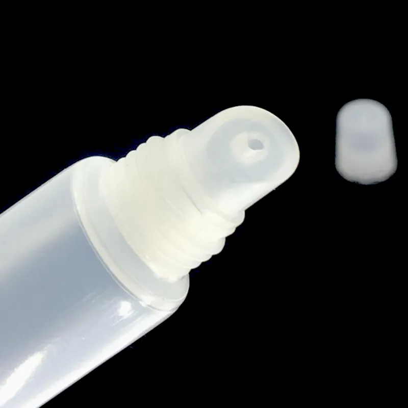 15 ml 3050100200 Stück durchsichtiger weicher Kunststoffschlauch für Lipgloss, leer, tragbar, zusammendrückbar, für Lippenfarben, Öl, nachfüllbarer Behälter T2009790914
