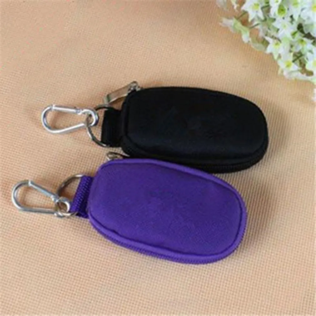 10 bottiglie Borsa di stoccaggio essenziale olio portatile Traveling Case da 2 ml Keychain Ring Keychain Ringat Ringer Zipper Bag1920759