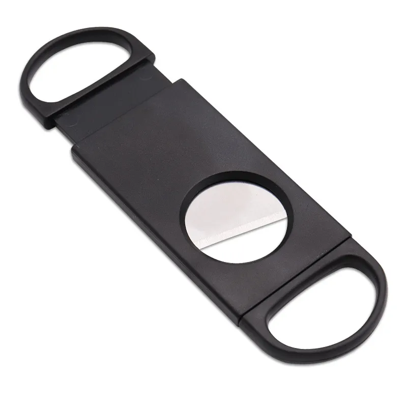 Draagbare Rvs Blade Pocket Sigaren Cutter Scissors Shears met Plastic Handles Rook Tool Accessoires DLH453