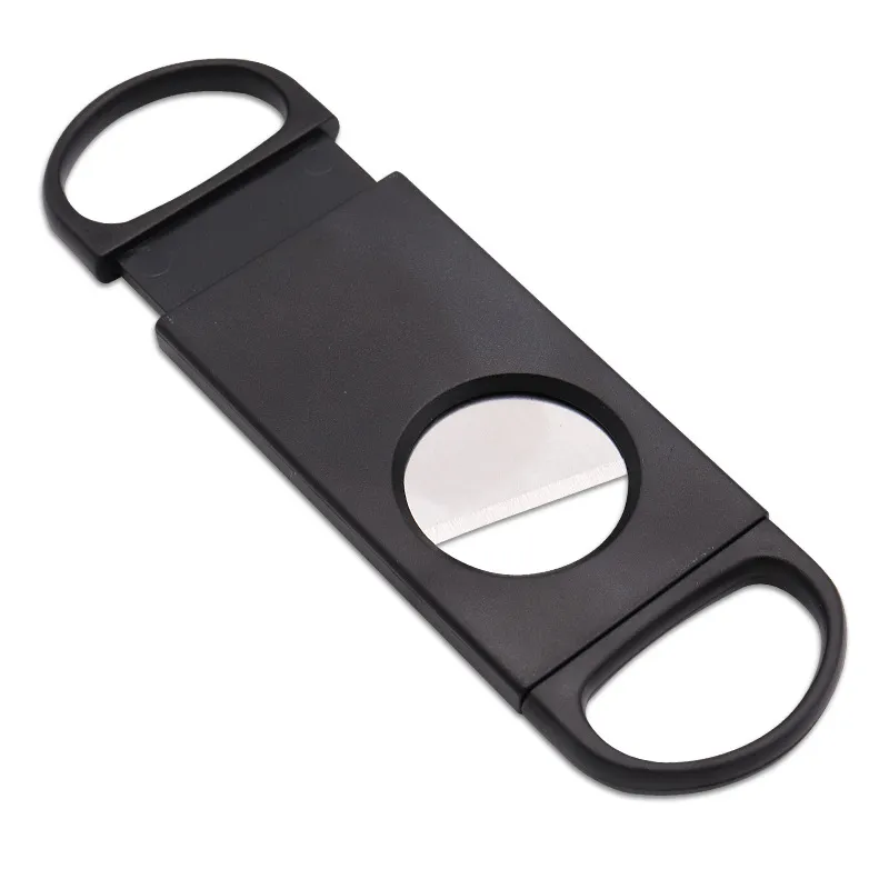 Portable Stainless Steel Blade Pocket Cigar Cutter Scissors Shears with Plastic Handles Smoking Tool Accessories DLH453