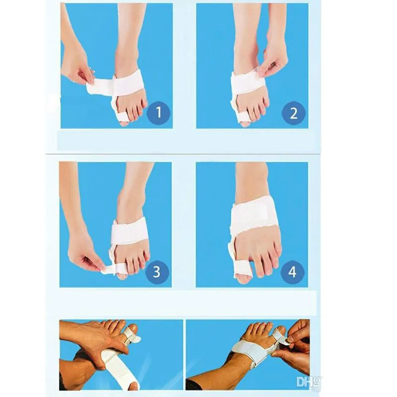 DHL-BUNIONデバイスHallux Valgus Proブレース足介護Thumb Hallux ValgusブレースTOEセパレータトウブレースセラレュールダ・オルテール