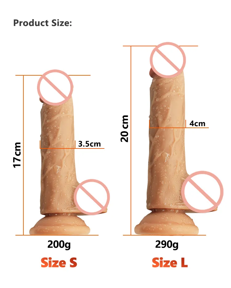 Neueste Haut spürt realistisch Penis super großes Dildo Saugnapfe Sexspielzeug für Frauen Masturbation Hahn Sexprodukte 9620396