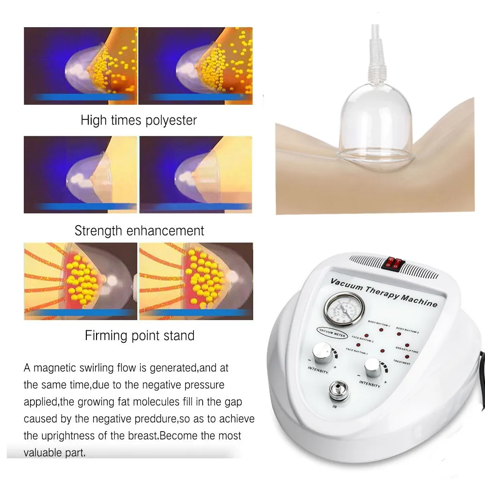 Vacuum Therapy Bust Shaper Massaggio Dimagrante Glutei Ingranditore Ingrandimento Seno SHAPING DEL CORPO Sollevamento Uso domestico Assistenza sanitaria