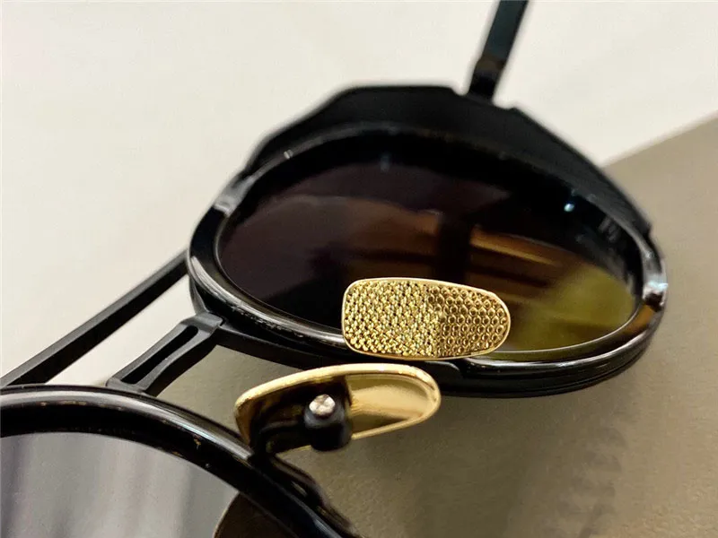 Nya solglasögon män design metall retro glasögon epiluxu pilot japansk handgjorda butik klassisk UV 400 glasögon toppkvalitet221s