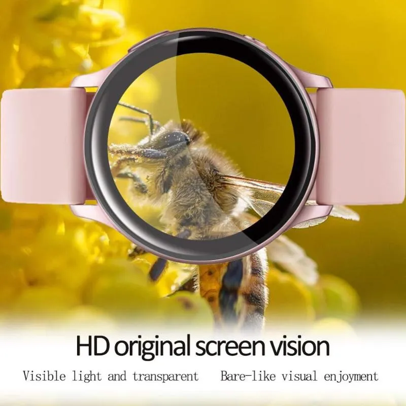 Uhrenarmbänder für Galaxy Active 2 44 mm 40 mm Sport 3D HD Full Screen Protector Film Zubehör Glass2619