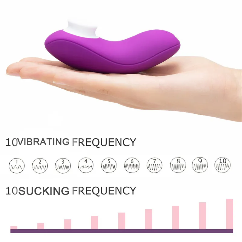 Sex Toy pour les femmes Sucer vibrateur, Stimulateur de clitoris à impulsion d'air de nouvelle génération - Technologie d'onde de pression de succion clitoridienne T200812