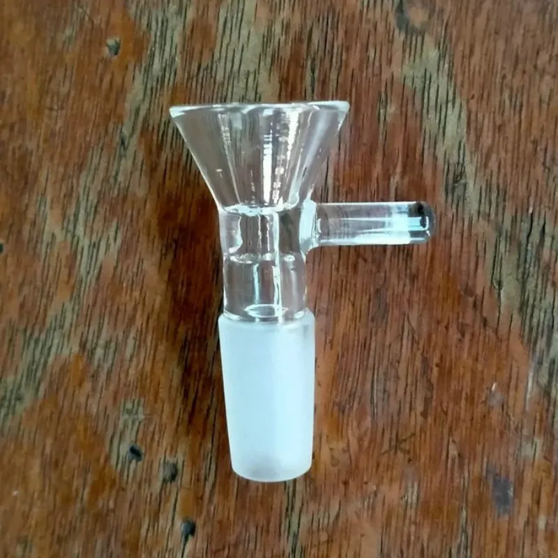 Bongs Plates-formes pétrolières Conduites d'eau Bols en verre Entonnoir 10mm 14mm 18mm 19mm Verres à joint mâle Bol Pipe à fumer