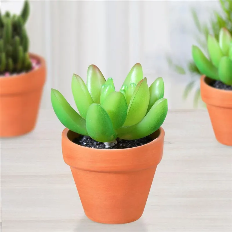 20 pièces petit Mini pot en terre cuite argile céramique poterie planteur Cactus Pots de fleurs succulentes Pots de pépinière idéal pour les plantes artisanat Y205915241