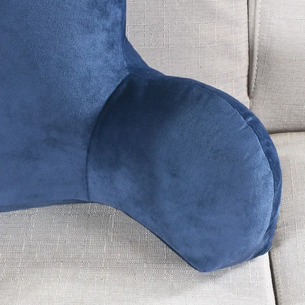 Cama de travesseiro de costas com apoio de braço Cama Leitura da cintura de cadeira de cadeira do carro de assento de assento de descanso Pad da cintura Blue288k