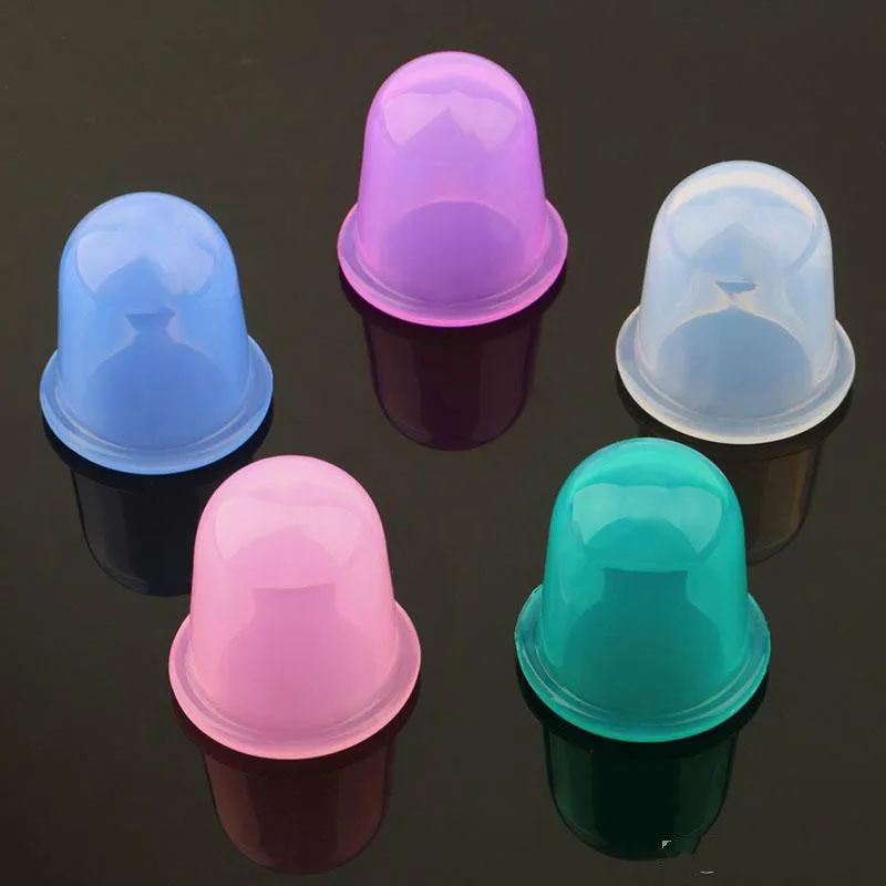 DHL-Body Silicone Vacuum Silicone Bidon Massage Dispositifs Coupe-vent Coupe Aspiration Douleur Soulagement Anti-Cellulite Minceur Massage Coupes 4.9