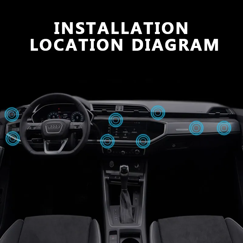 Eonpin Mini support magnétique magnétique pour téléphone de voiture tableau de bord Mini support en forme de bande pour tous les téléphones aimant en métal GPS support de voiture9110397