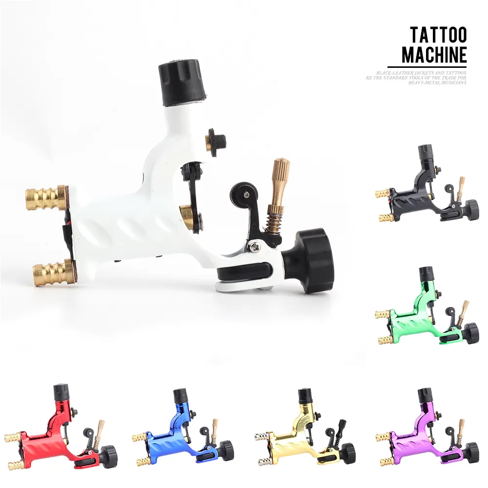 Yilong Rotary Tattoo Machine Shader Liner 7 Kolory Assorted Tatoo Silnik Zestawy Dostawa dla artystów