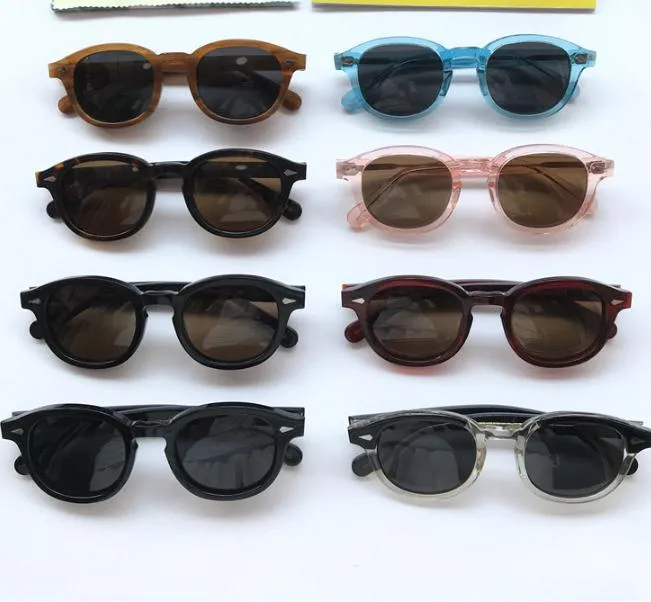 Nouvelle arrivée 160 couleurs S M L taille lunettes de soleil lemtosh lunettes de soleil johnny depp montures de lunettes de soleil de qualité supérieure avec pa295R complet