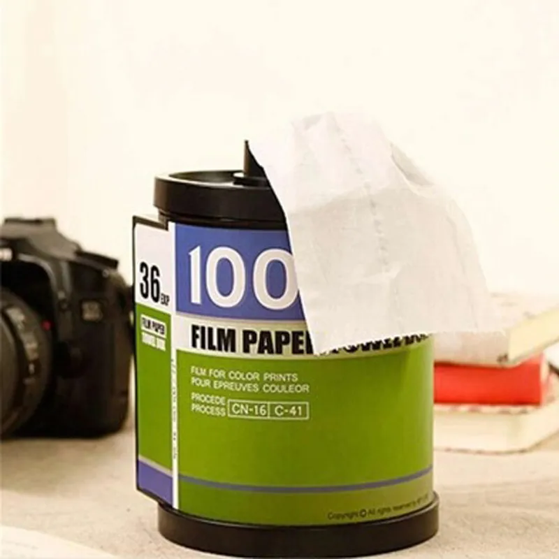 Tabletop Tissue Box Film Tissue Cover Box Holder Roll Paper Paper Paper Roll Rollder Rollder Plastic Dissue Case241J