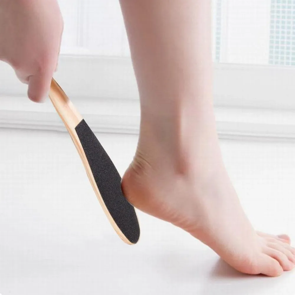 Wood Foot Pen Skin Clean Schuter Removedor de Pele Difíceas Pedicure Escova Saudável Removedor De Pele Duas Cuidados Cuidados Cuidados Ferramenta de Prego Ferramenta Rasps