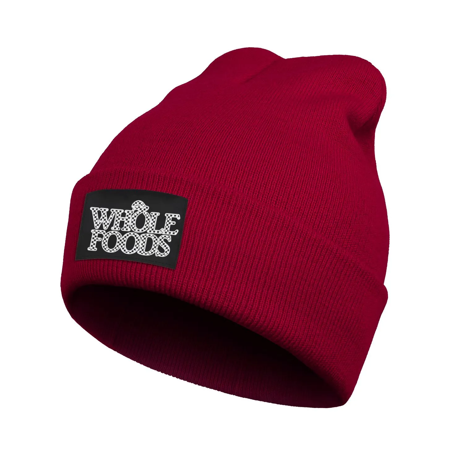 Fashion Whole Foods Market Plaid Printing Winter Warm Beanie Skull Hats Street Dancing Pink Flash Gold White Marble Vintage Old3362656