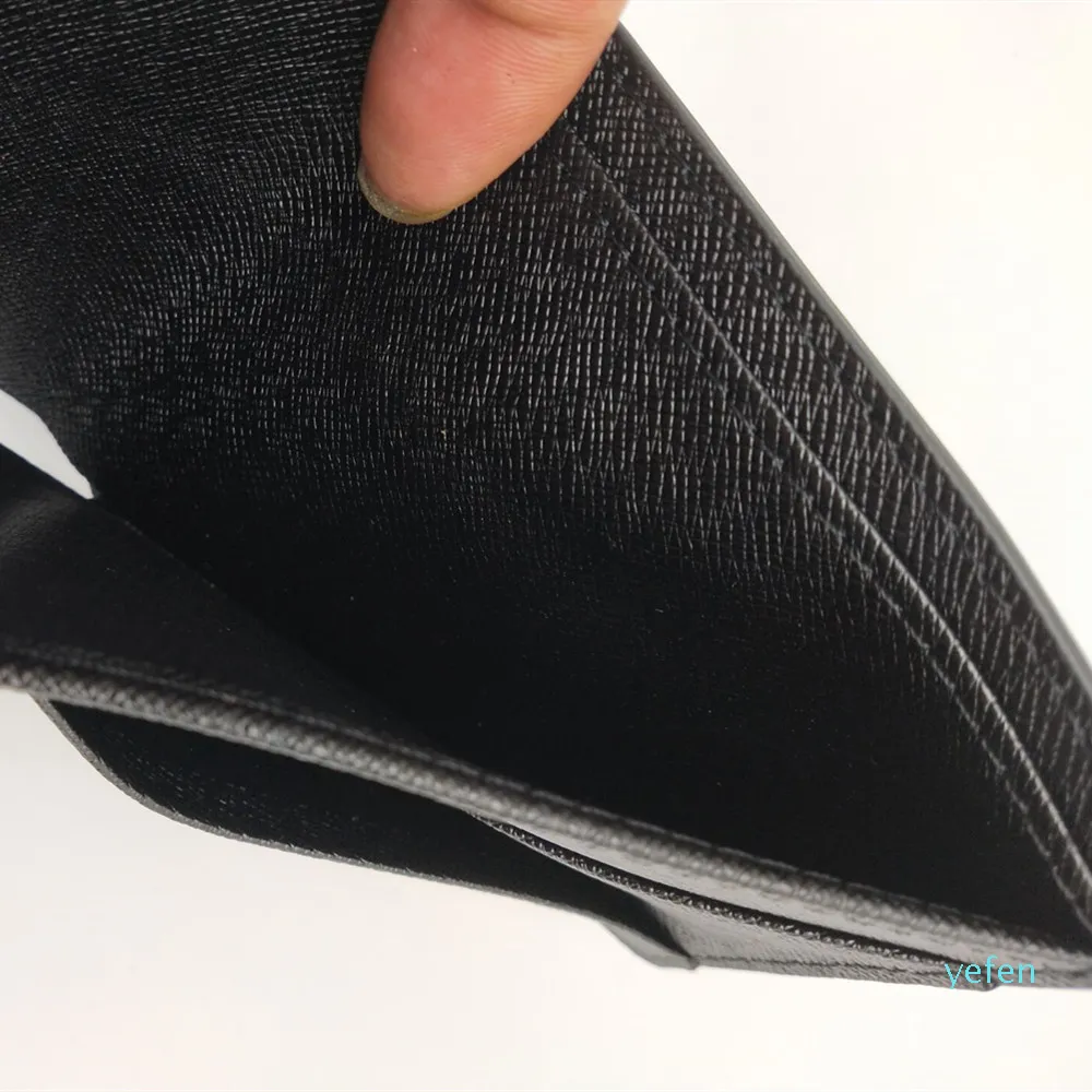 مصمم أزياء رجالي المحافظ الكلاسيكية رجال محفظة محفظة محفظة محفظة متعددة bifold محافظ صغيرة قصيرة مع box259e