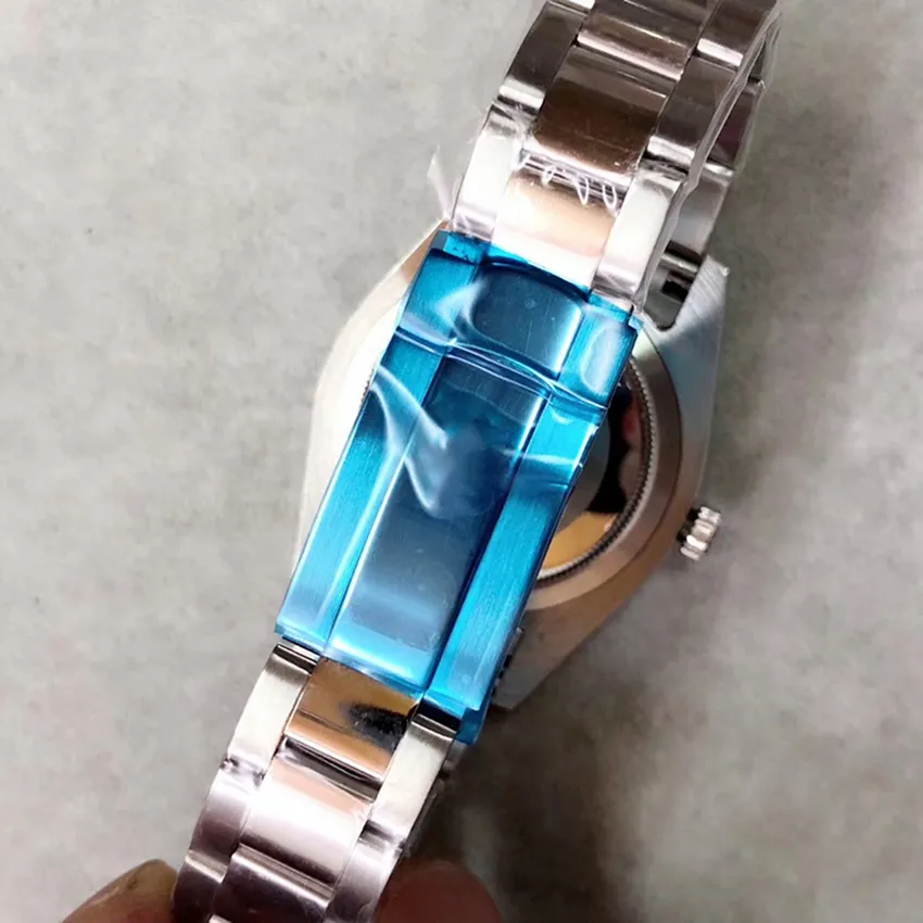 ST9 acciaio quadrante nero lunetta scanalata orologio 41mm automatico meccanico orologi da polso cinturino movimento zaffiro orologi da uomo2515