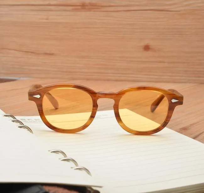 Neu kommen 160 Farben S M L Größe Lemtosh Sonnenbrillen Brillen Johnny Depp Sonnenbrillenrahmen Top-Qualität Sonnenbrillenrahmen mit vollem PA295R an