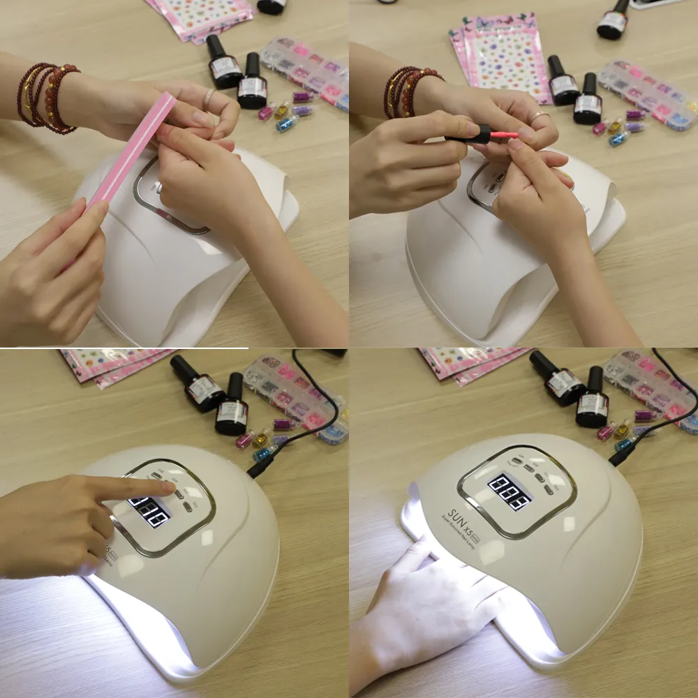 Lampa UV LED Suszarka do paznokci 90 W / 72W dla wszystkich typów GEL 45/36 Sztuk Lampa LED do paznokci Nowa Design Nail Art Manicure Narzędzia