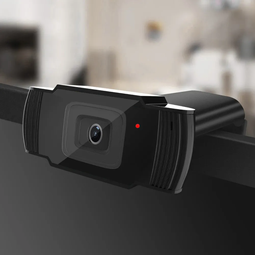 Webkamera 1080p HDWeb Camera 5 miljoner pixlar Högkvalitativ sex lager glaslins autofokus webbkameror för skype dator skrivbord