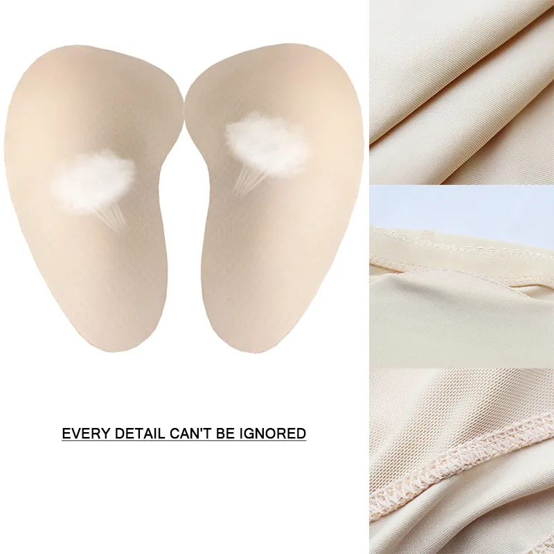 Kadınlar popo kaldırıcı shapewear bel karın kontrol gövdesi iç çamaşırı şekillendirici ped kontrol külot sahte kalça iç çamaşırı uyluk daha ince y202051