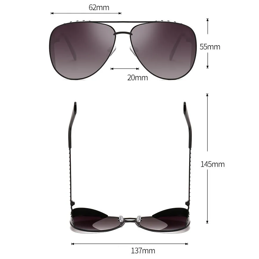 Aviation Sunglasses Big Frame Super Light Metal Frame Pilot Sunglasses Man Woman UV400 Summer Mens Womens Oversized Glasses Zonneb4294124