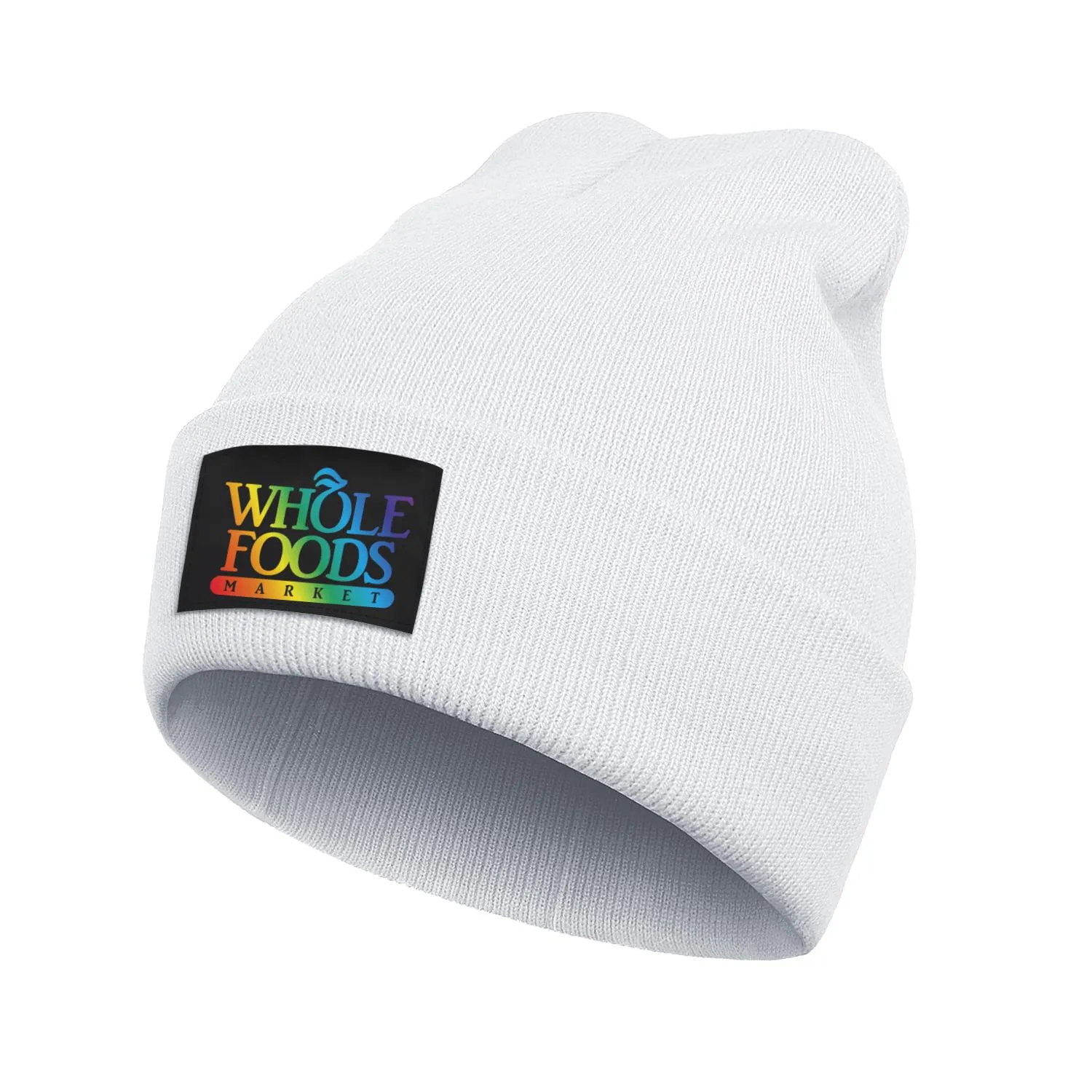 Mode Whole Foods Market Flash Gold Winter Ski Watch Beanie Hat Vintage Hats Organic Food Healthy Pink9110670