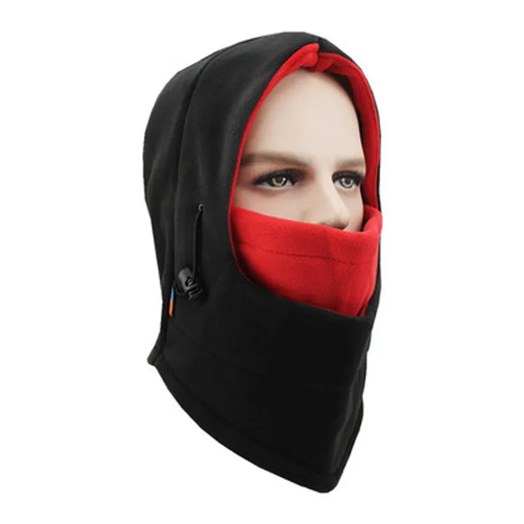 Winter Outdoor Fleece Multi-function Double Color Headgear Mask