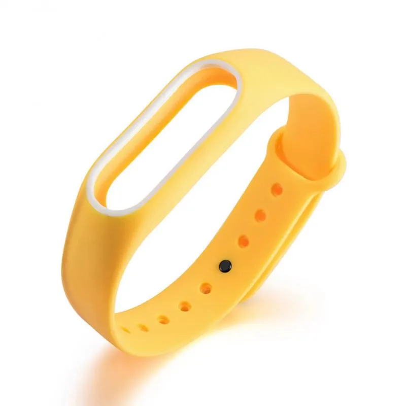 Nieuw 23 kleuren riem voor xiaomi mi band 2 originele riem voor mi band 2 armband accessoires polsband vervanging siliconen slimme bandjes