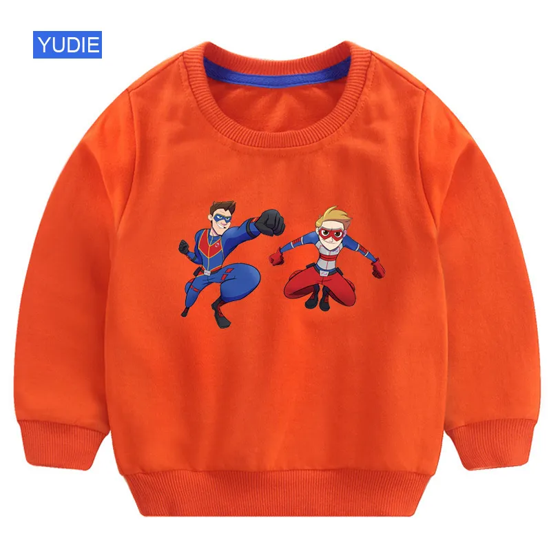 Småbarn pojkar tröja barn hoodieds tecknad Henry Danger t shirt barn coola tjejkläder mode barn hoodi babi pullover y7181685