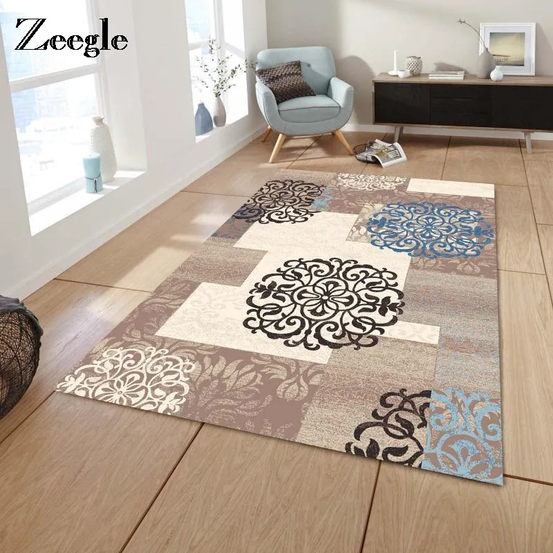 Zeegle tapete tapetes para sala de estar área tapete quarto moderno yoga tapete grande para o bebê casa decor12055