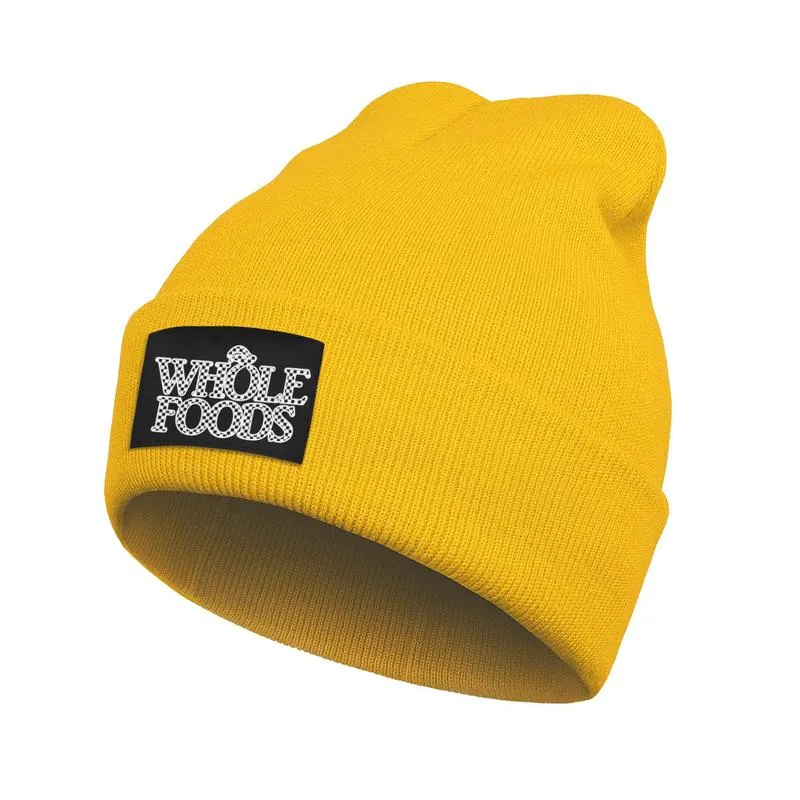 Moda Whole Foods Market Xadrez impressão inverno quente gorro crânio chapéus dança de rua rosa flash ouro branco mármore vintage old6278506